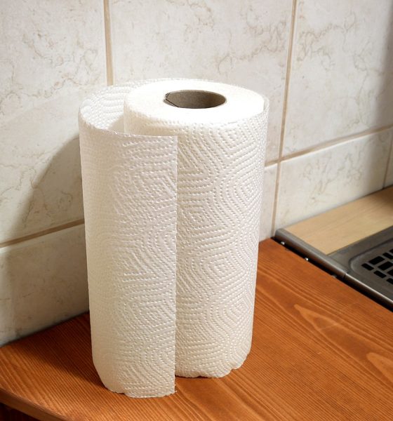 Hushållspapper i kök